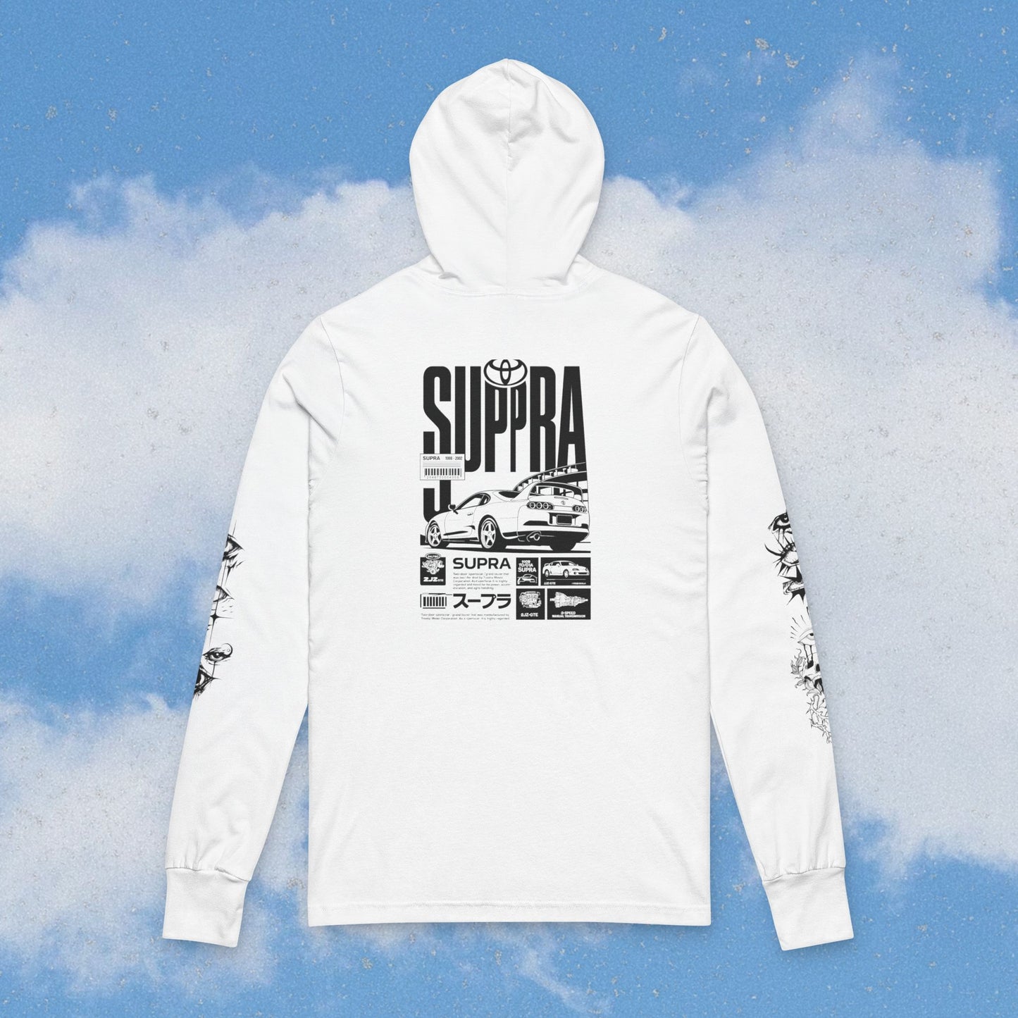 Supra Hooded Long Sleeve Tee