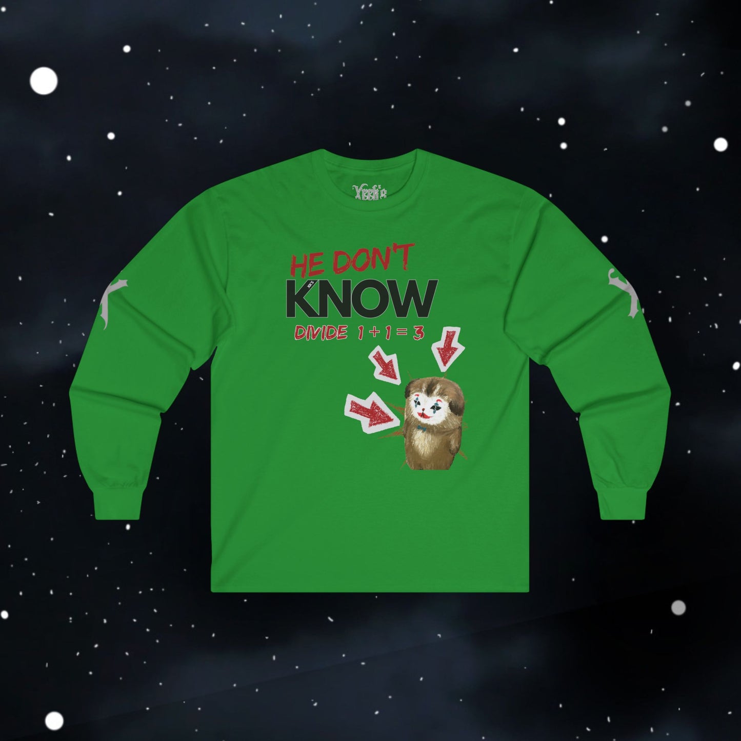 How to Divide — Long Sleeve Tee (Divide 1+1=3)