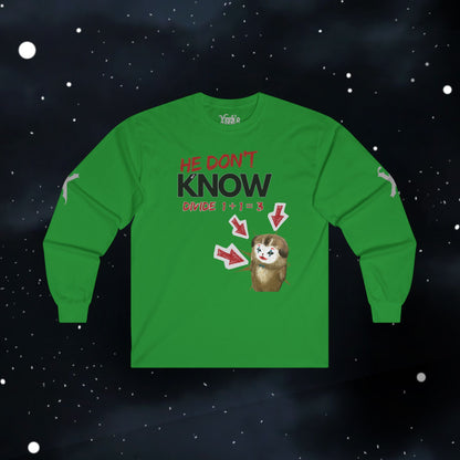 How to Divide — Long Sleeve Tee (Divide 1+1=3)