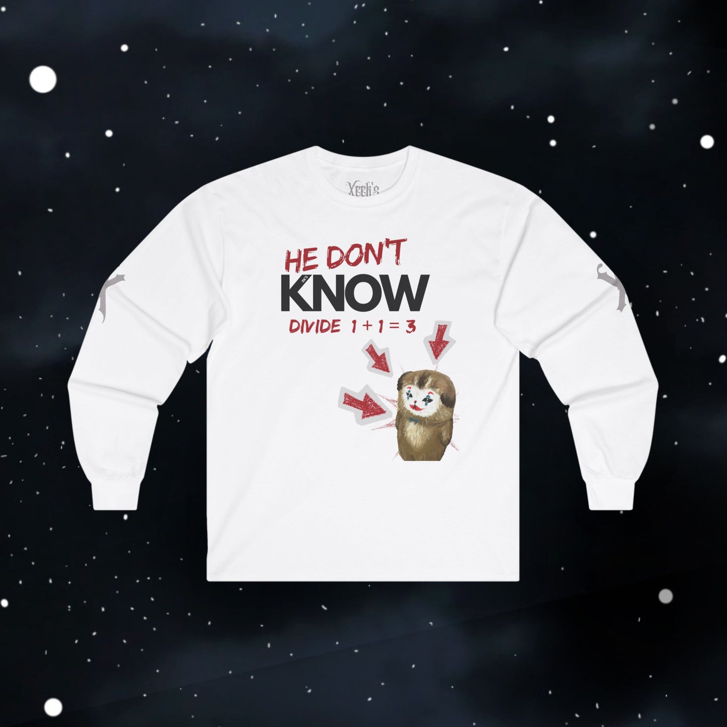 How to Divide — Long Sleeve Tee (Divide 1+1=3)