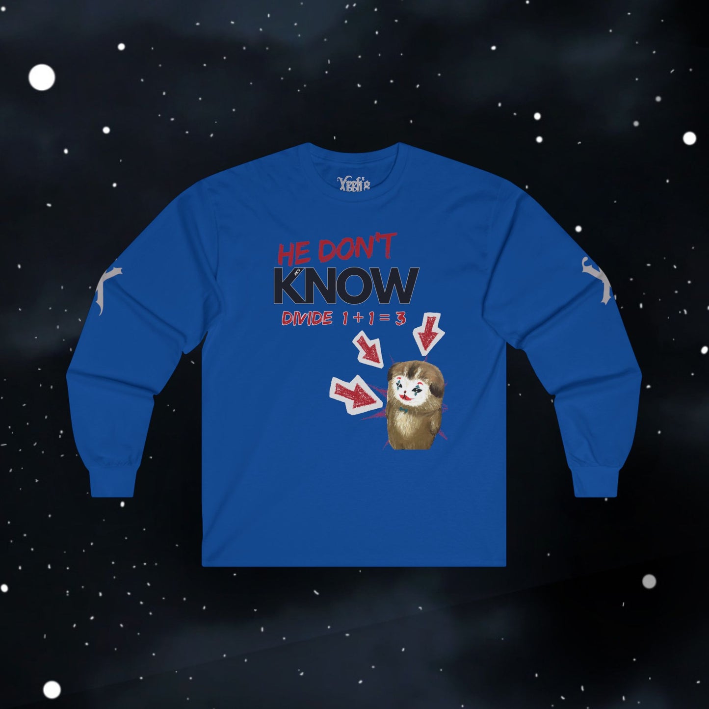 How to Divide — Long Sleeve Tee (Divide 1+1=3)