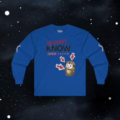 How to Divide — Long Sleeve Tee (Divide 1+1=3)