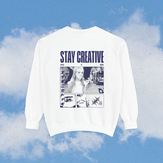 Heart Garment-Dyed Sweatshirt