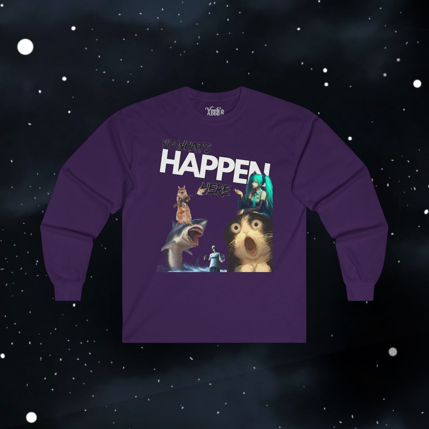 Funny Random Crazy — Long Sleeve Tee