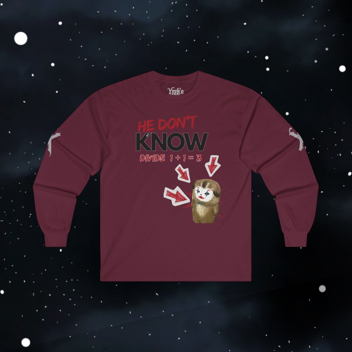 How to Divide — Long Sleeve Tee (Divide 1+1=3)