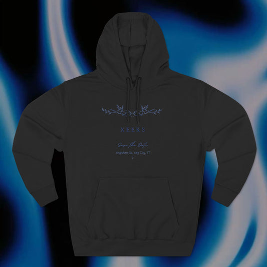 Blue Labe Hoodie - Cozy Comfort, Stylish Outfit, Casual Wear, Winter Fashion