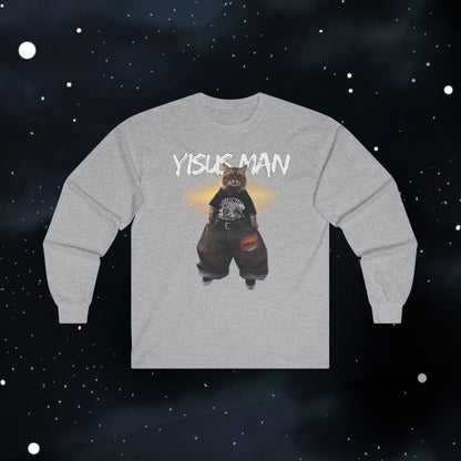 Yisus Man (cat) — Longsleeve Tee