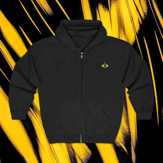 Stylish Eye Tigre Full Zip Hoodie, Casual Jacket, Unisex Outerwear