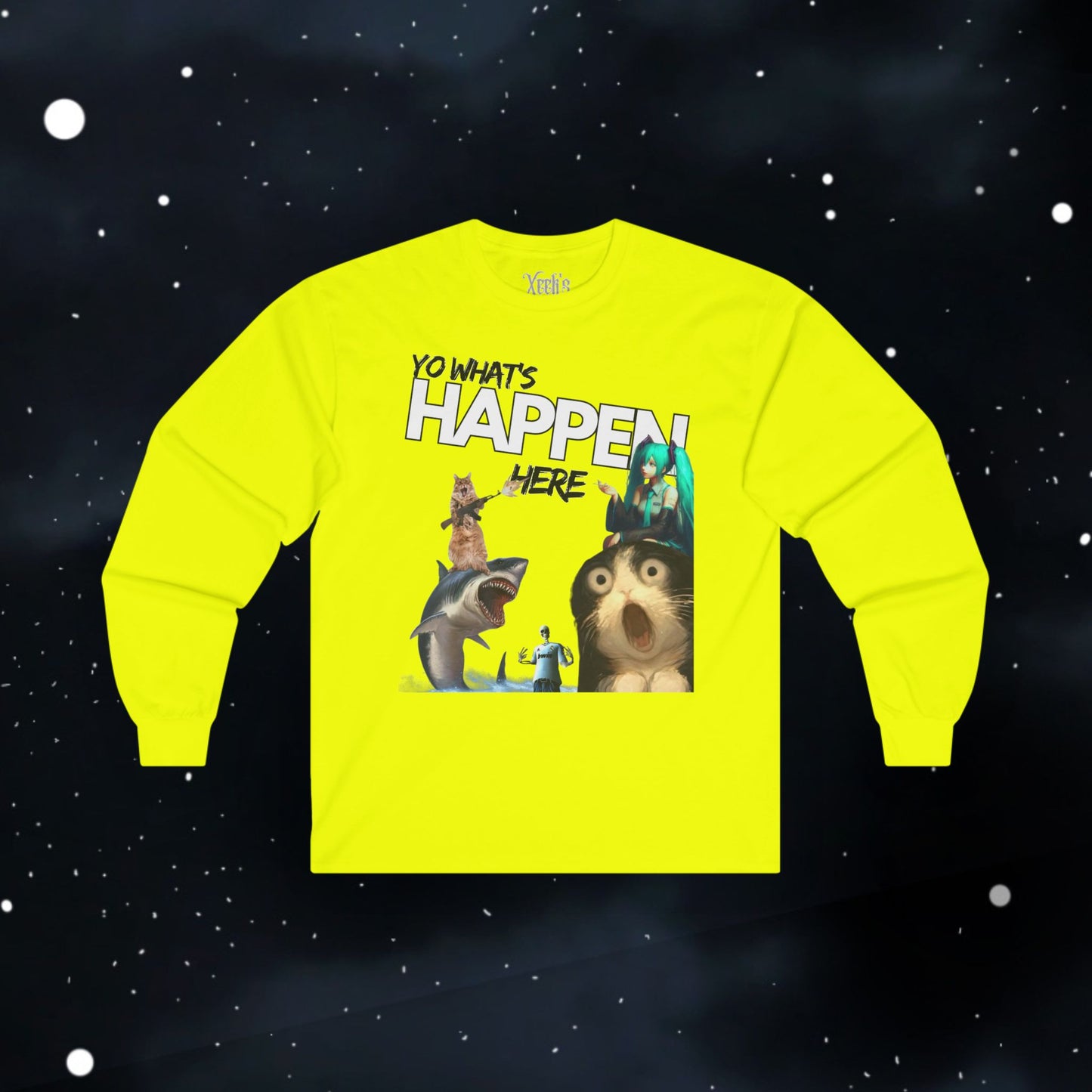 Funny Random Crazy — Long Sleeve Tee