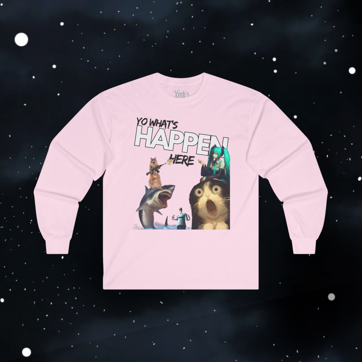 Funny Random Crazy — Long Sleeve Tee