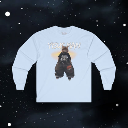 Yisus Man (cat) — Longsleeve Tee