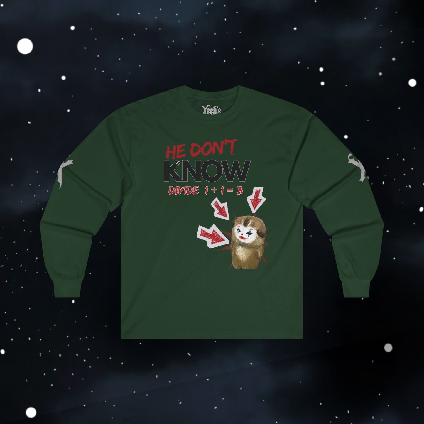 How to Divide — Long Sleeve Tee (Divide 1+1=3)