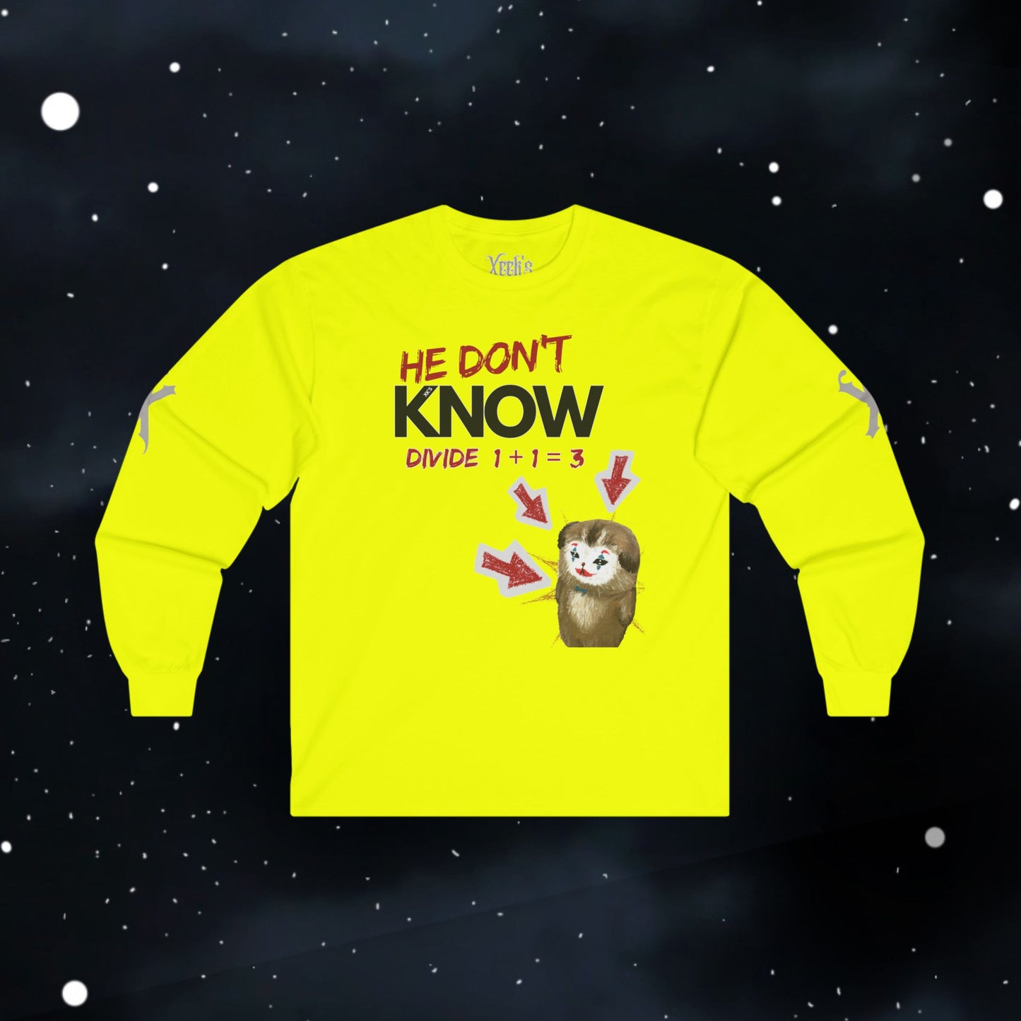 How to Divide — Long Sleeve Tee (Divide 1+1=3)