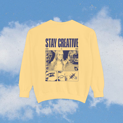 Heart Garment-Dyed Sweatshirt