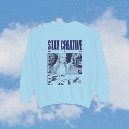 Heart Garment-Dyed Sweatshirt