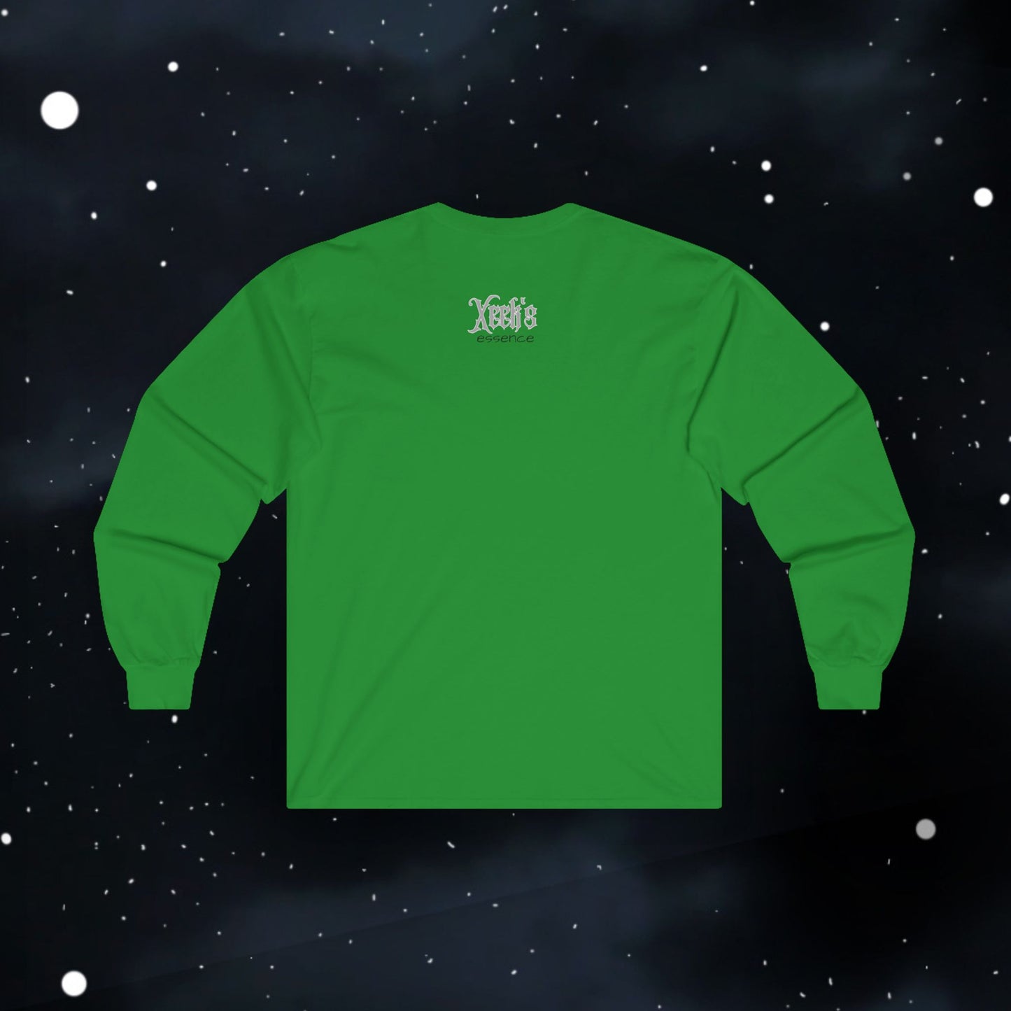 Reflexing Cat Long Sleeve Tee — Retro Moon Graphic Shirt