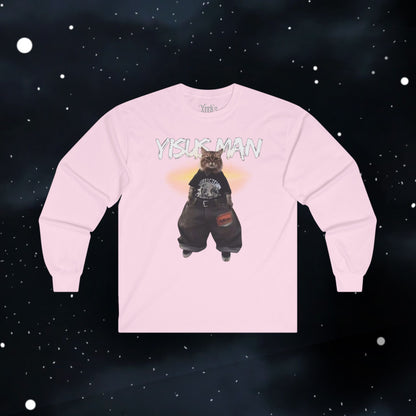 Yisus Man (cat) — Longsleeve Tee