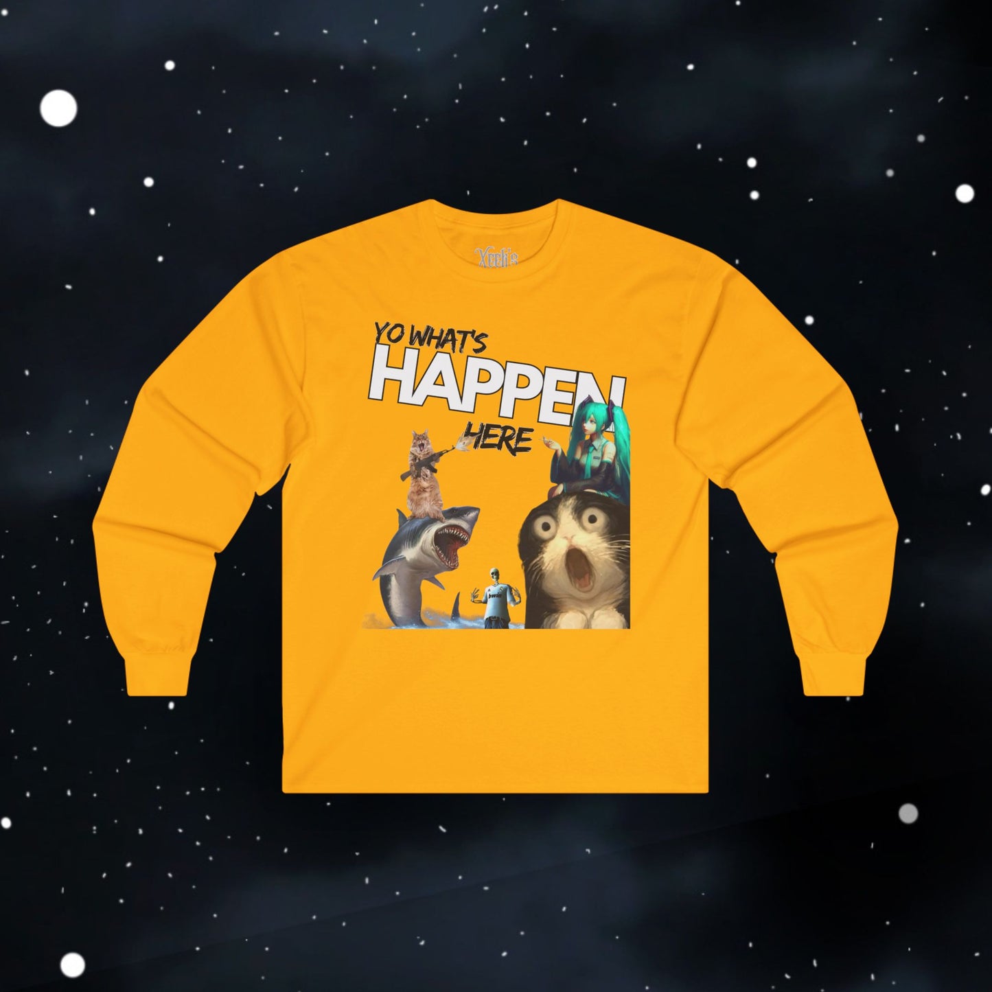 Funny Random Crazy — Long Sleeve Tee