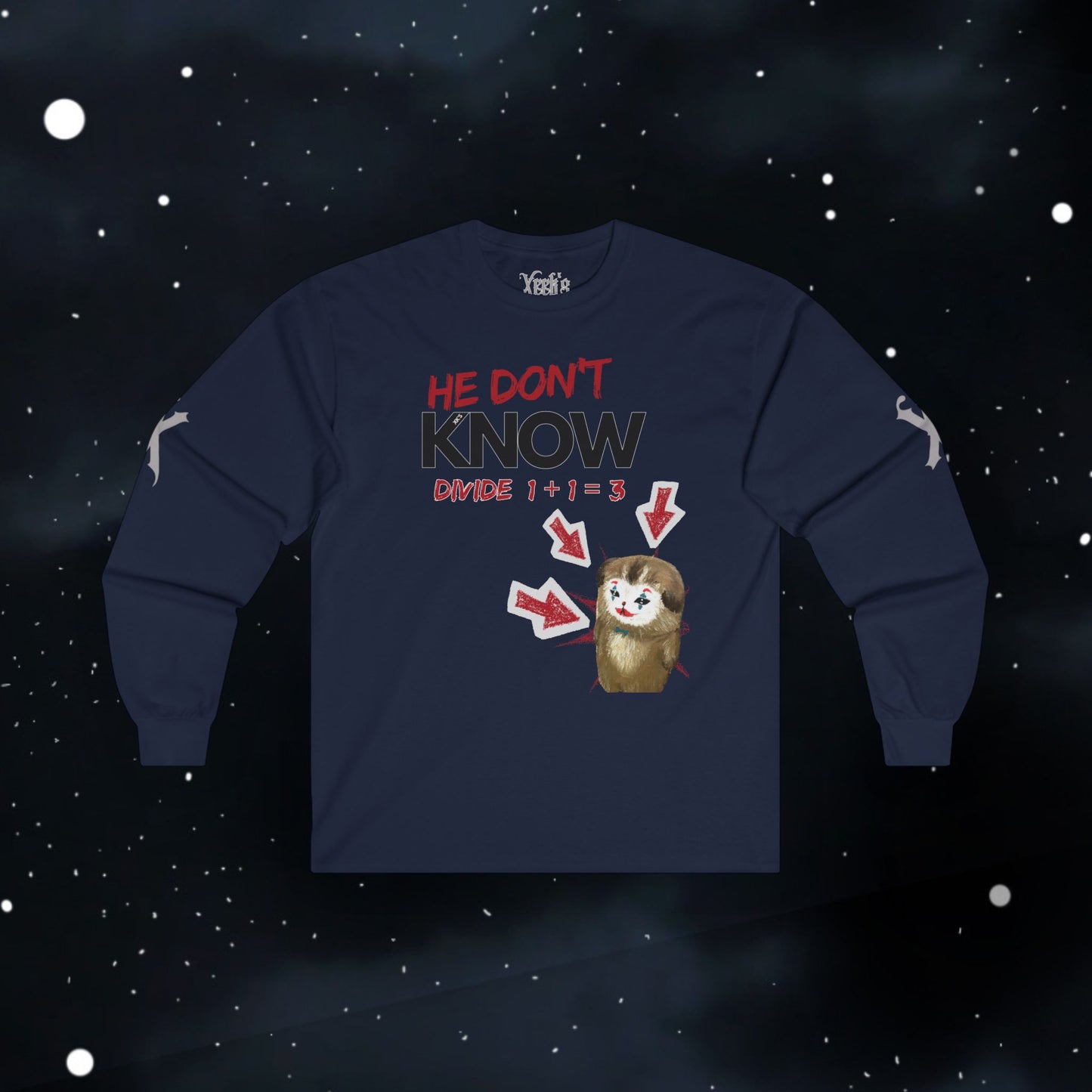 How to Divide — Long Sleeve Tee (Divide 1+1=3)