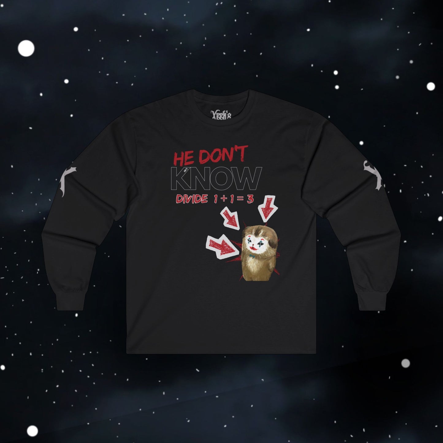 How to Divide — Long Sleeve Tee (Divide 1+1=3)