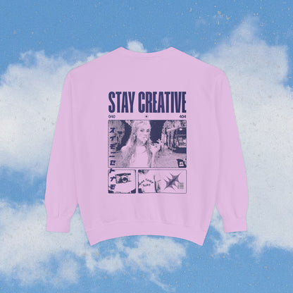 Heart Garment-Dyed Sweatshirt