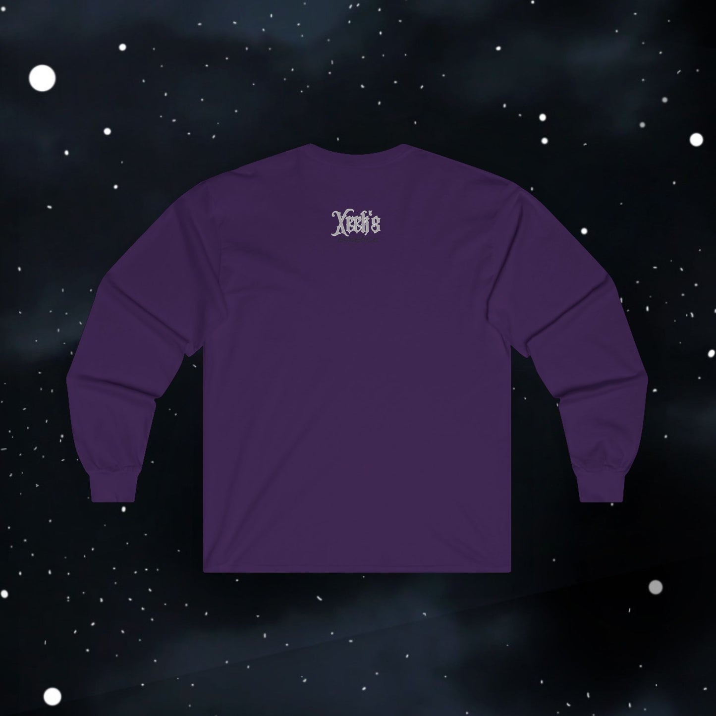 Reflexing Cat Long Sleeve Tee — Retro Moon Graphic Shirt