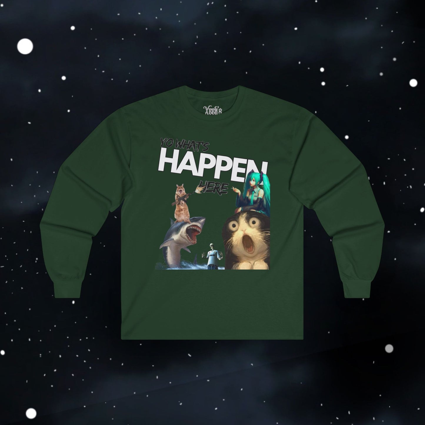 Funny Random Crazy — Long Sleeve Tee