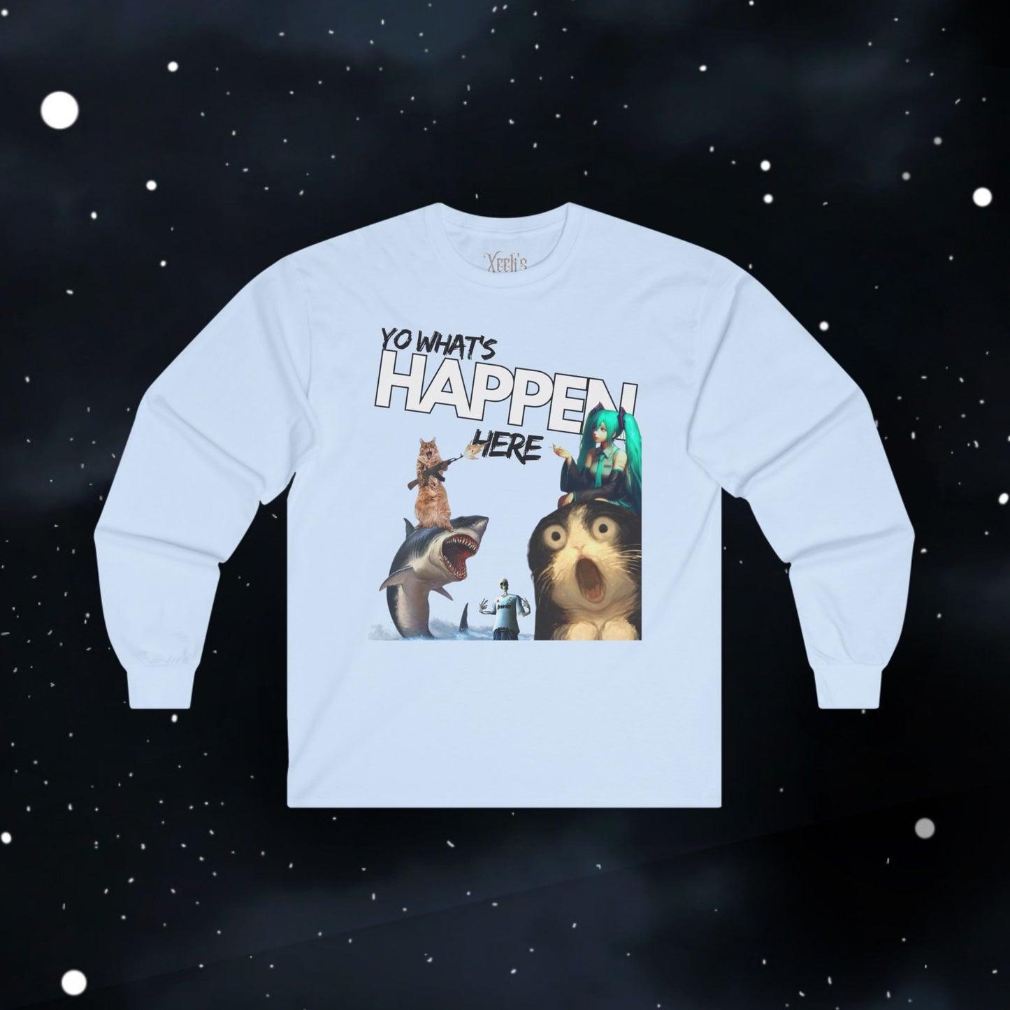 Funny Random Crazy — Long Sleeve Tee