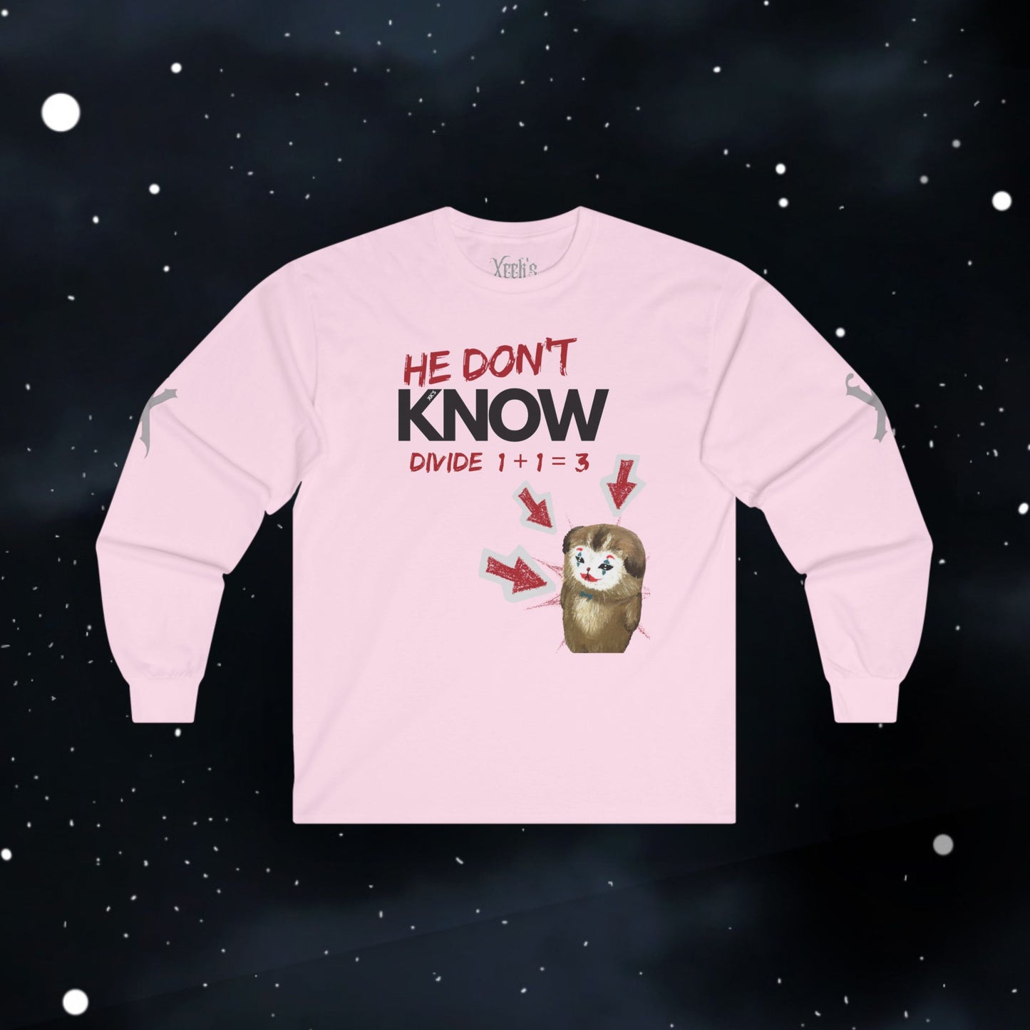 How to Divide — Long Sleeve Tee (Divide 1+1=3)