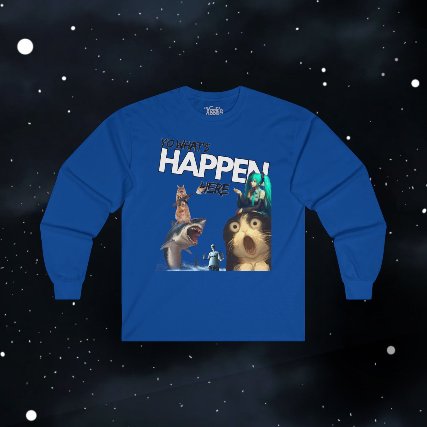 Funny Random Crazy — Long Sleeve Tee