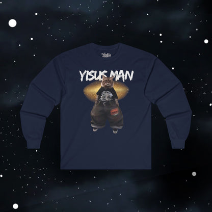 Yisus Man (cat) — Longsleeve Tee