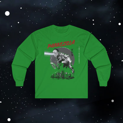 Funny Pankezilla Long Sleeve Tee